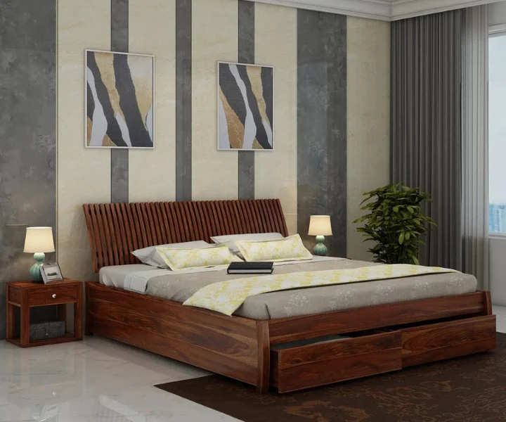 Latest Double Bed Designs with Box Storage : 2026 Guide