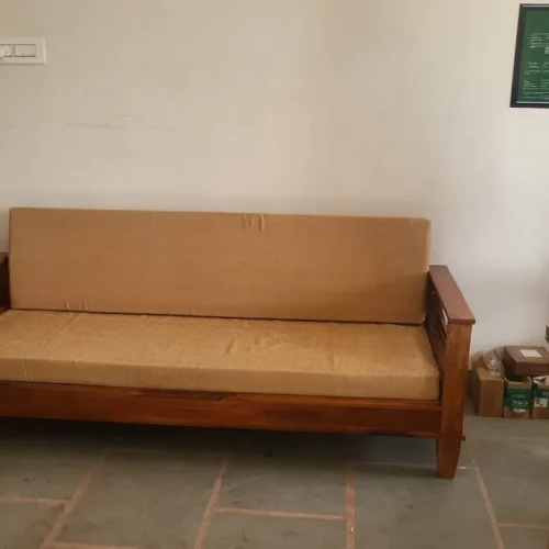 wooden sofa set